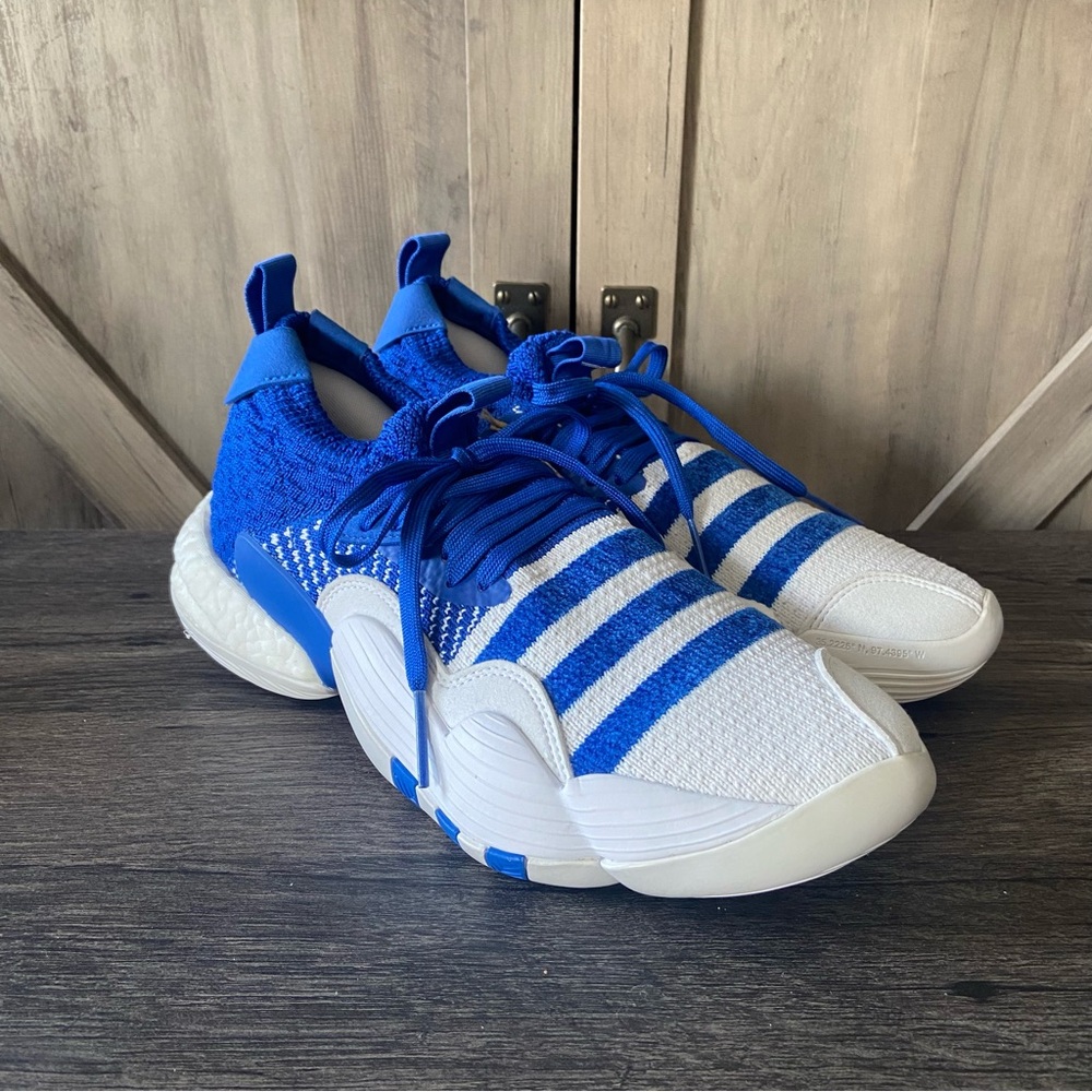 Adidas Trae Young 2.0 Collab Rogal Blue Basketball Sneakers Men’s Size 9 New